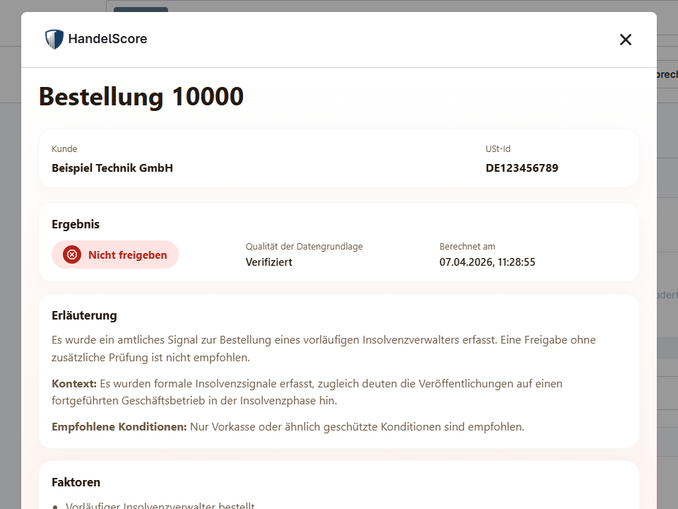 Vorläufiger Insolvenzverwalter